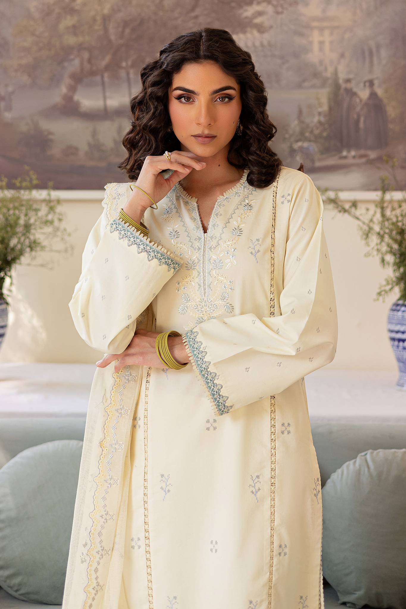 Seran | Nayab Eid Lawn | HINA -   Ladies Clothes -  Saira Saqlain