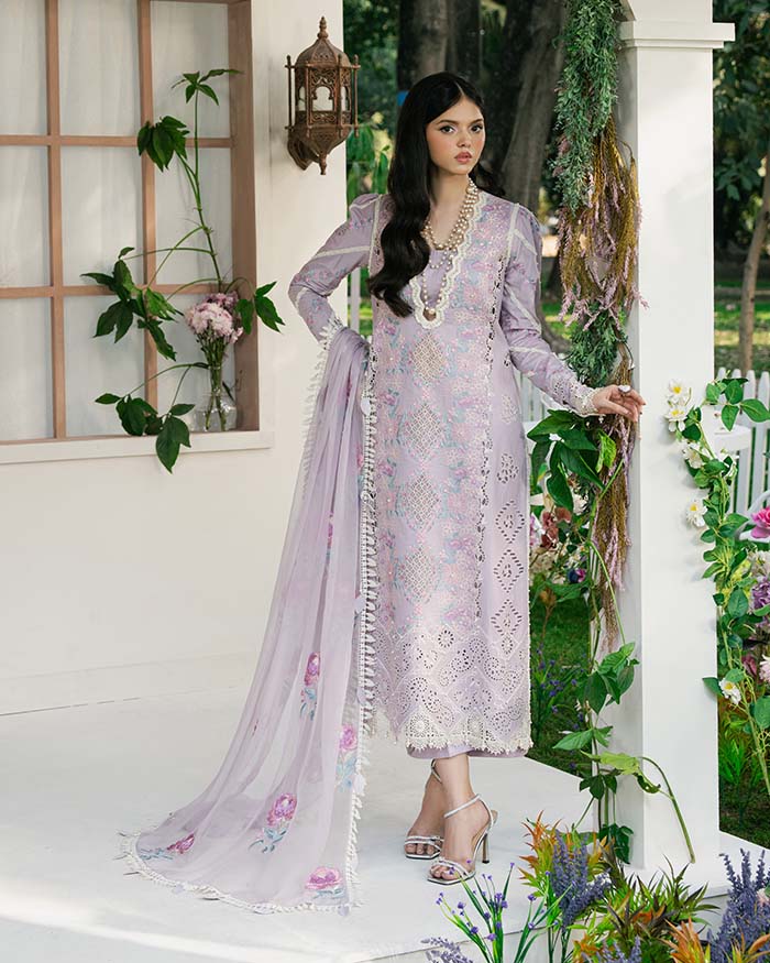 Zevk | Flora Festive Lawn | LILLY -   Ladies Clothes -  Saira Saqlain