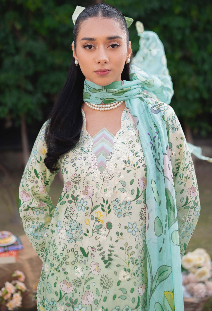 Humdum | Gardenia Lawn 24 | Printkari Lawn PLG 07 - Saira Saqlain