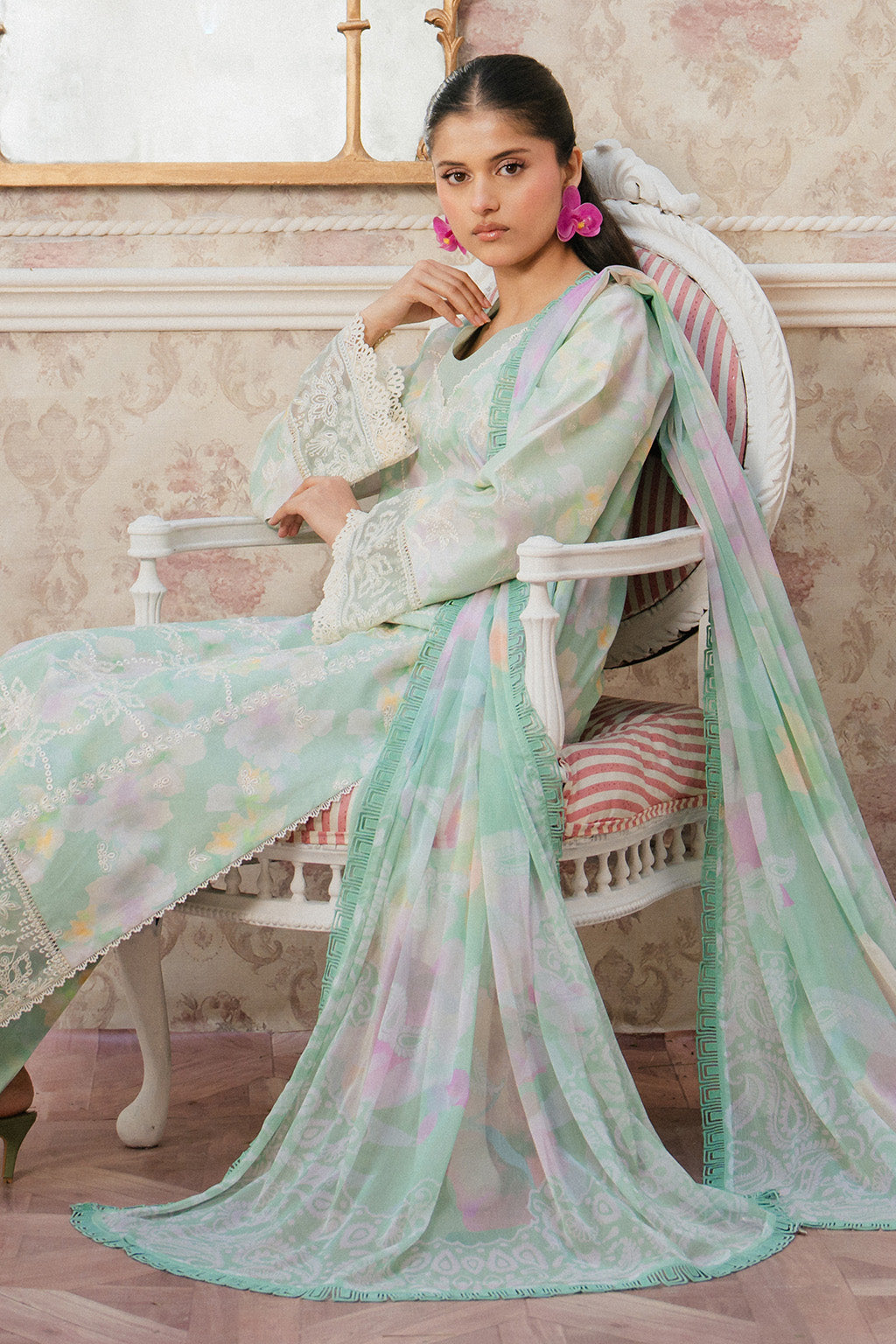 Ayzel | Armelia Printed Lawn 25 | Liora - Saira Saqlain