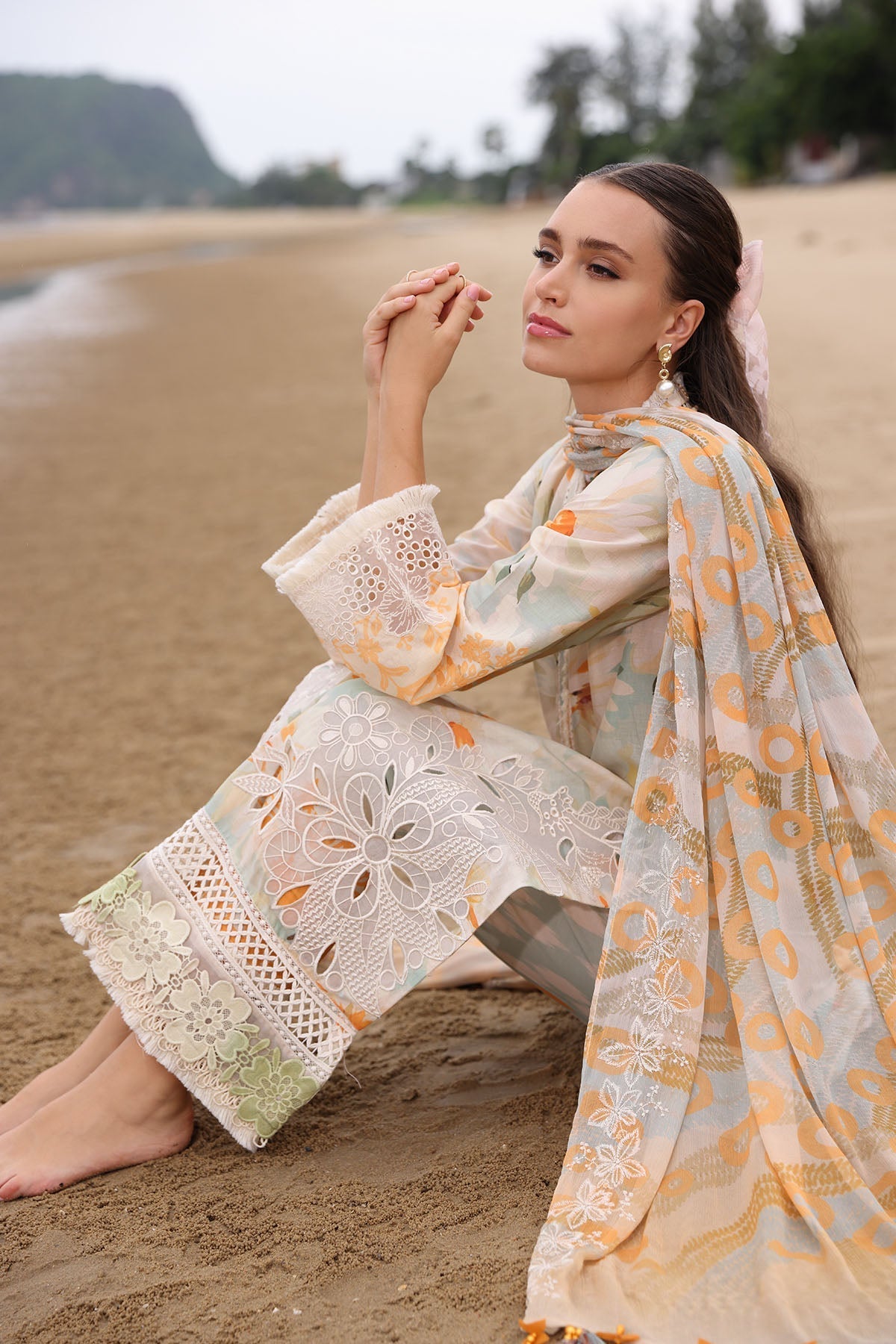 Nureh | Gardenia Embroidered Lawn 25 | NSG-169 -   Ladies Clothes -  Saira Saqlain