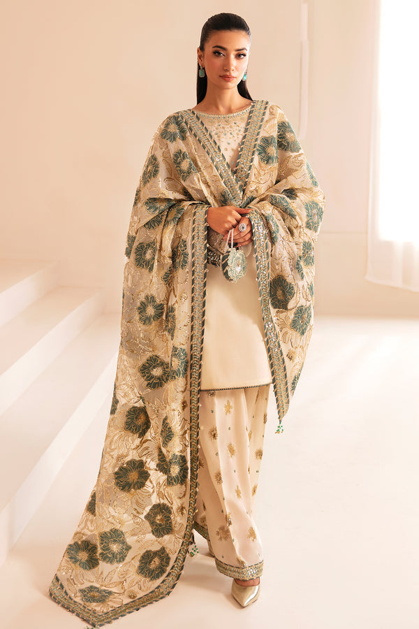 Jazmin | Formals Collection | Raw Silk UR-7039 - Saira Saqlain