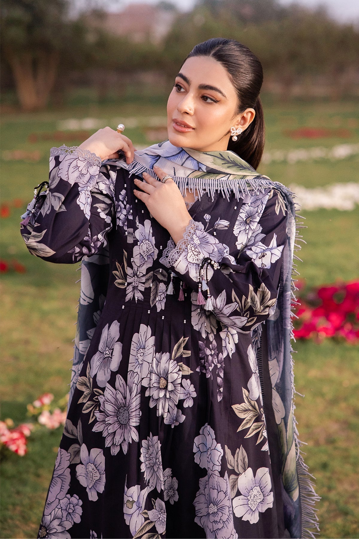 Alizeh | Sheen Lawn Prints 24 | CALLA - Saira Saqlain