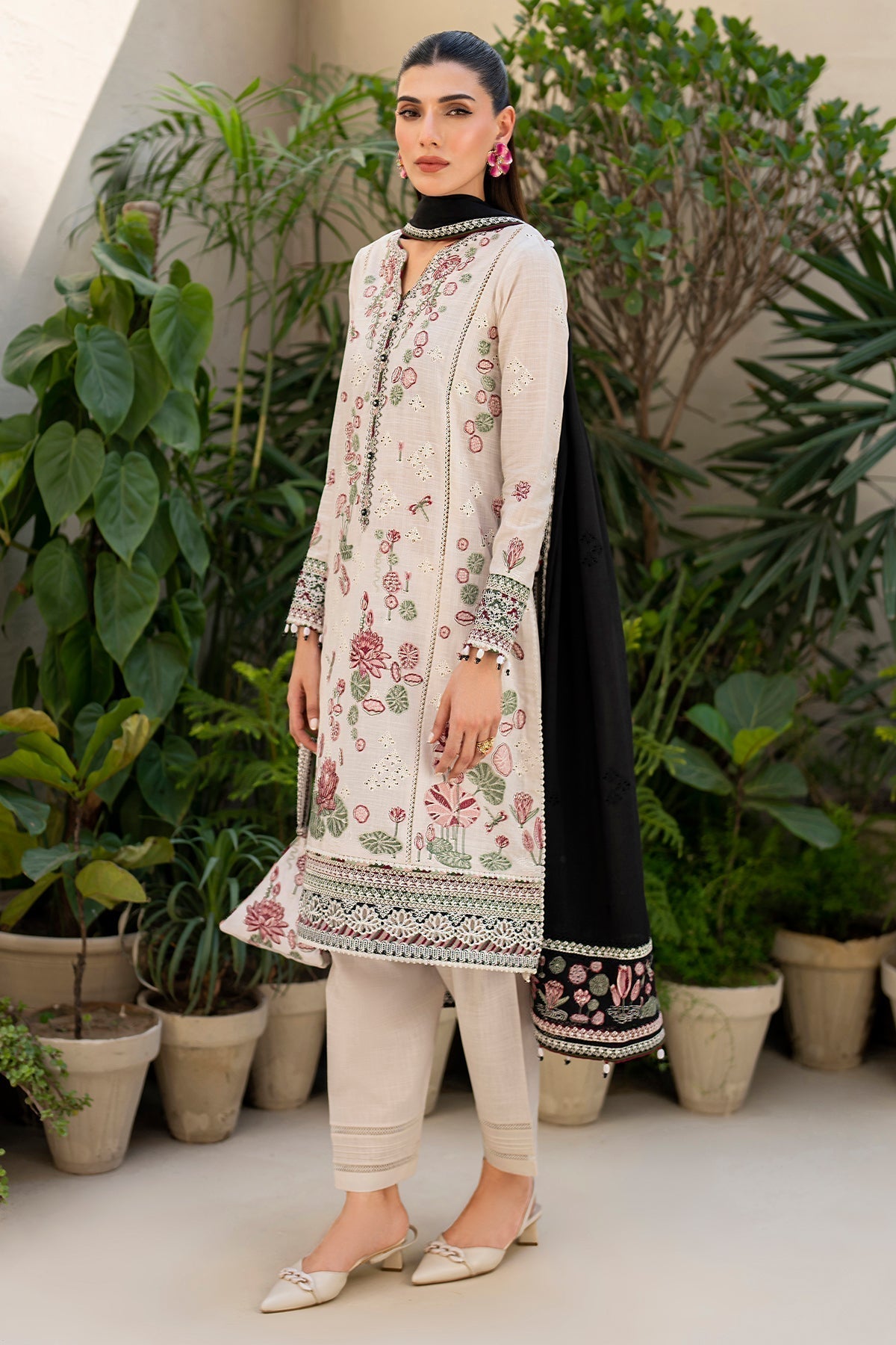 Jazmin | Irish Lawn SS 24 | D8 - Saira Saqlain