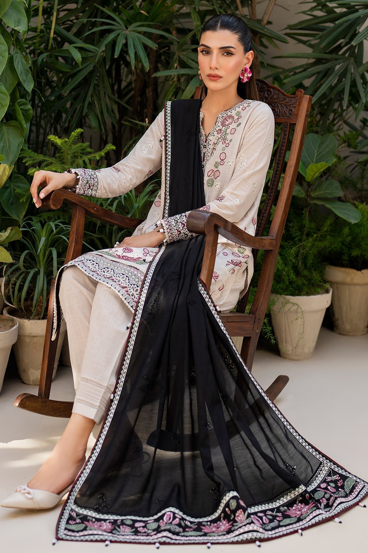 Jazmin | Irish Lawn SS 24 | D8 - Saira Saqlain