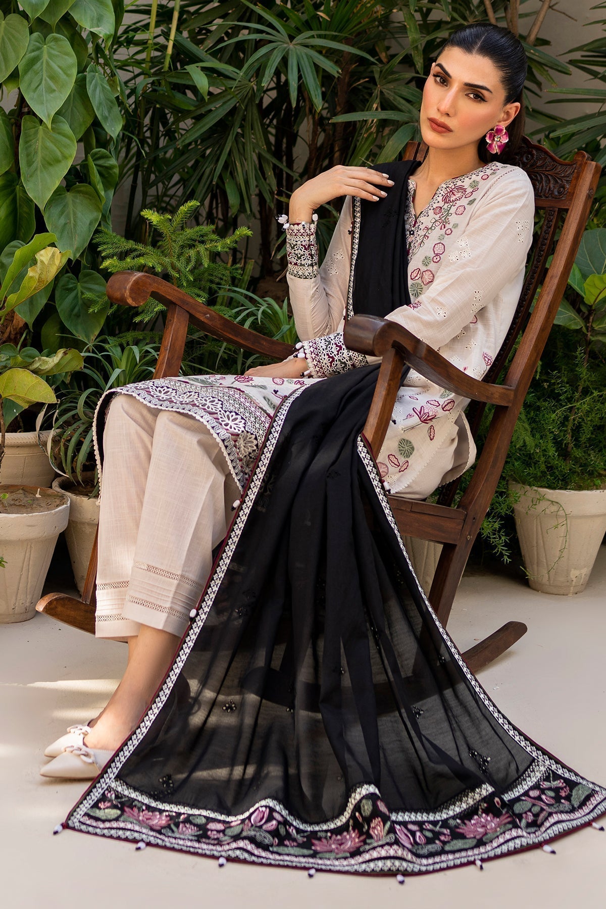 Jazmin | Irish Lawn SS 24 | D8 - Saira Saqlain