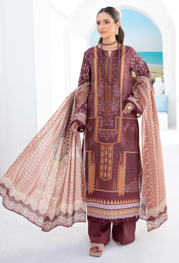 Humdum | Saira Bano Lawn 24 | D07 - Saira Saqlain