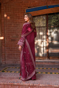 Farasha | Dastoor Embroidered Lawn SS24 | RUBY GLAM - Saira Saqlain