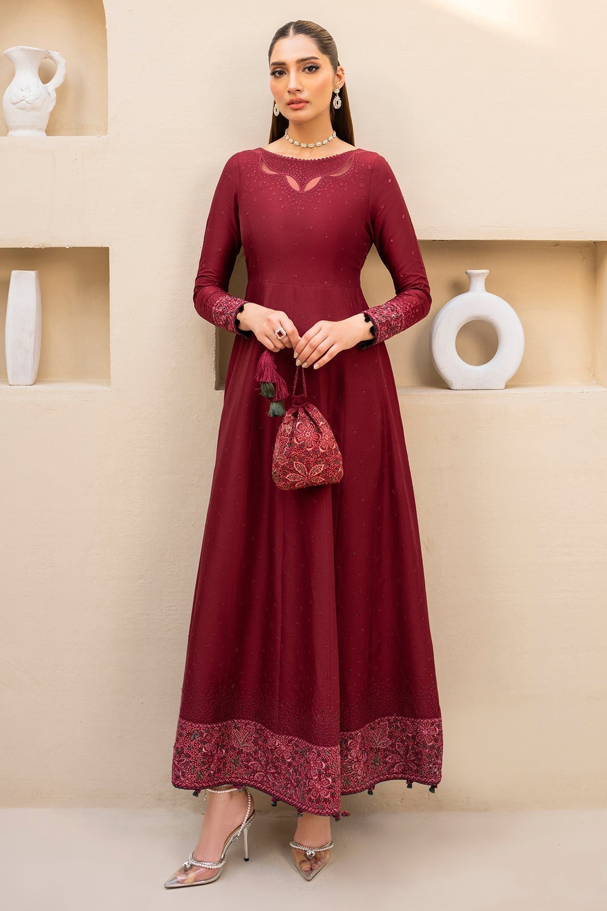 Jazmin | Irish Lawn SS 24 | D7 - Saira Saqlain