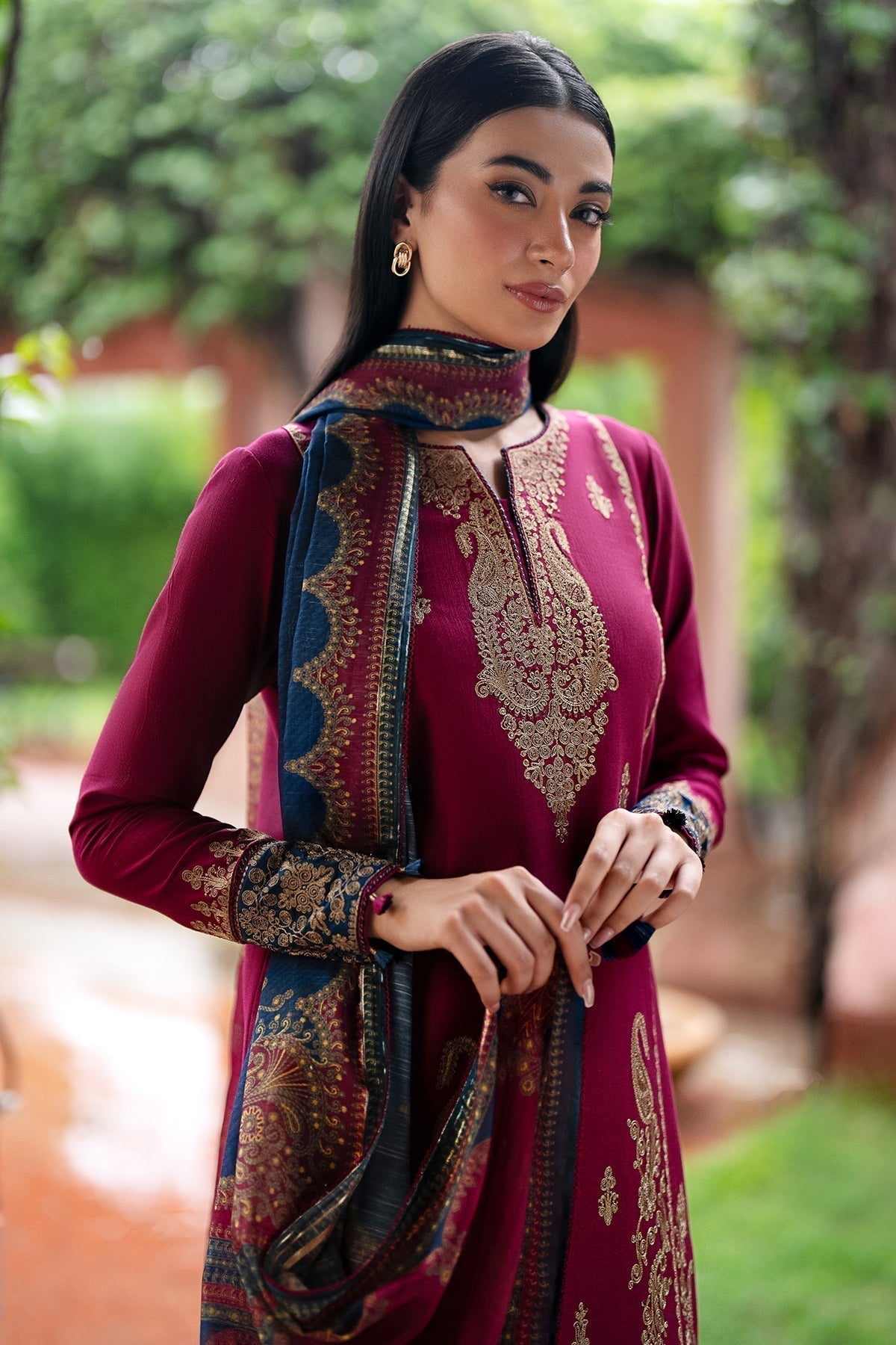 Jazmin | Winter Edition 24 | KHADDAR UW-0069 - Saira Saqlain