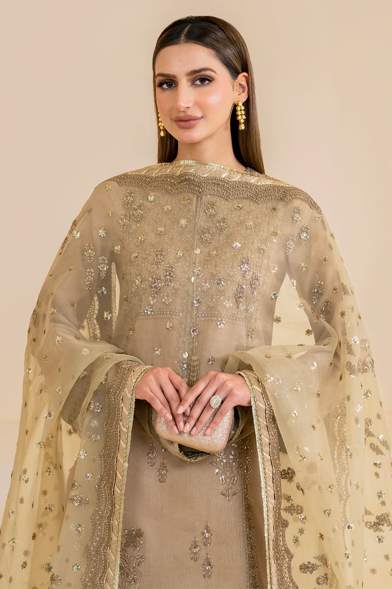 Jazmin | Formals Collection | Raw Silk UR-7024 - Saira Saqlain