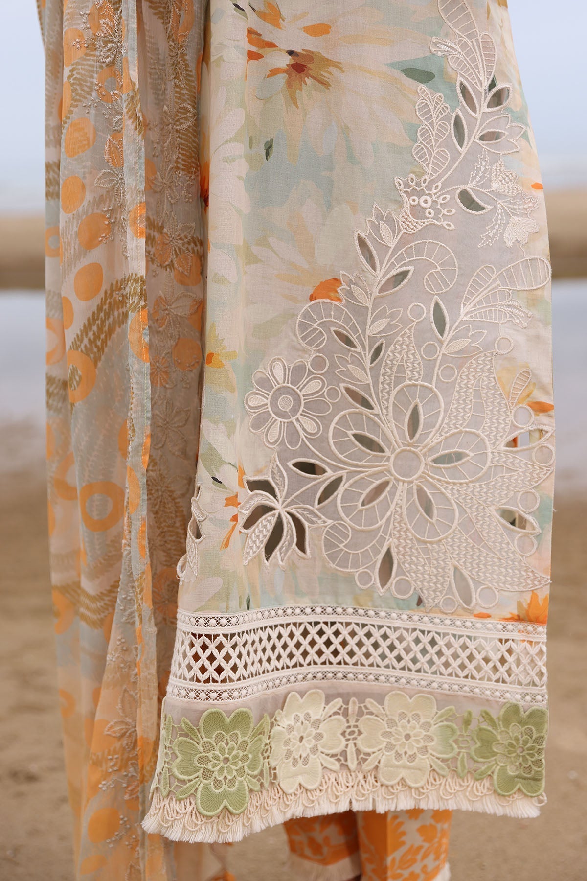Nureh | Gardenia Embroidered Lawn 25 | NSG-169 -   Ladies Clothes -  Saira Saqlain