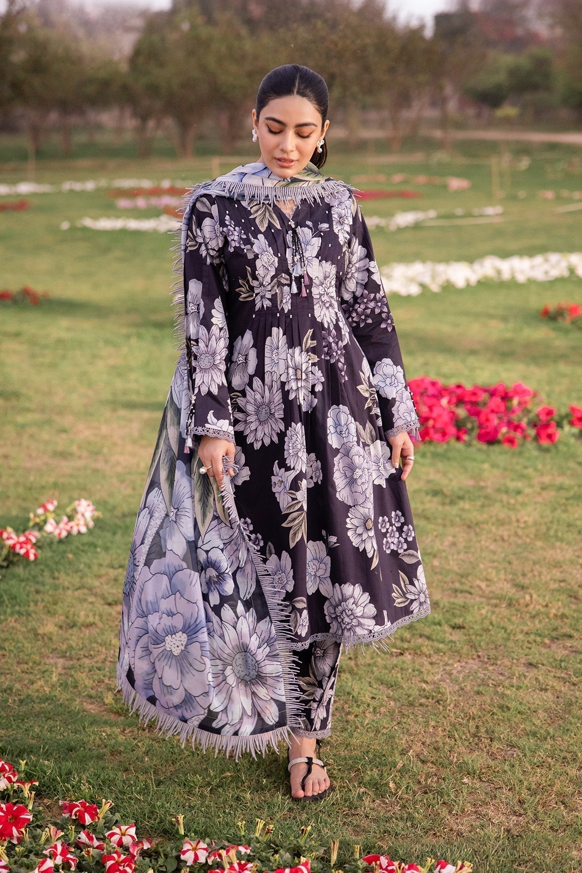 Alizeh | Sheen Lawn Prints 24 | CALLA - Saira Saqlain