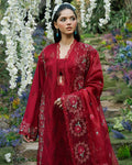 Zevk | Flora Festive Lawn | RED ROSE -   Ladies Clothes -  Saira Saqlain