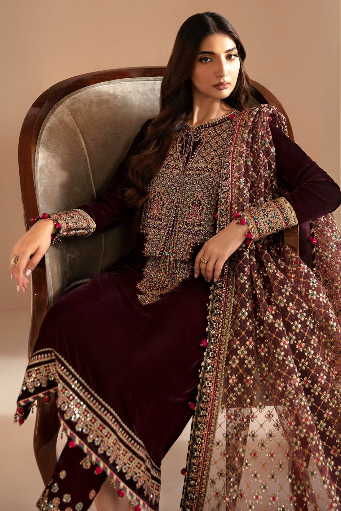 Jazmin | Velvet Edit 24 | Velvet Formal VF-2022 - Saira Saqlain