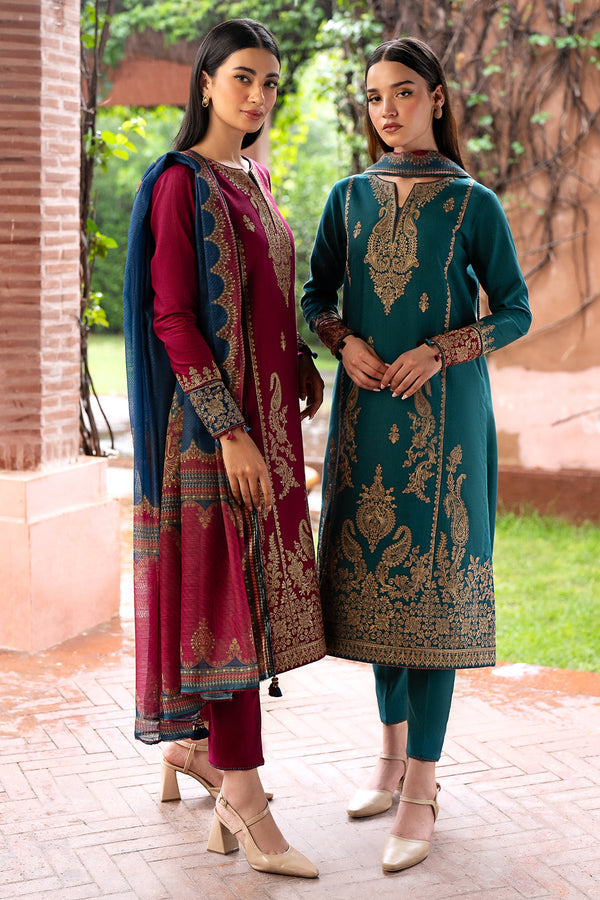 Jazmin | Winter Edition 24 | KHADDAR UW-0070 - Saira Saqlain