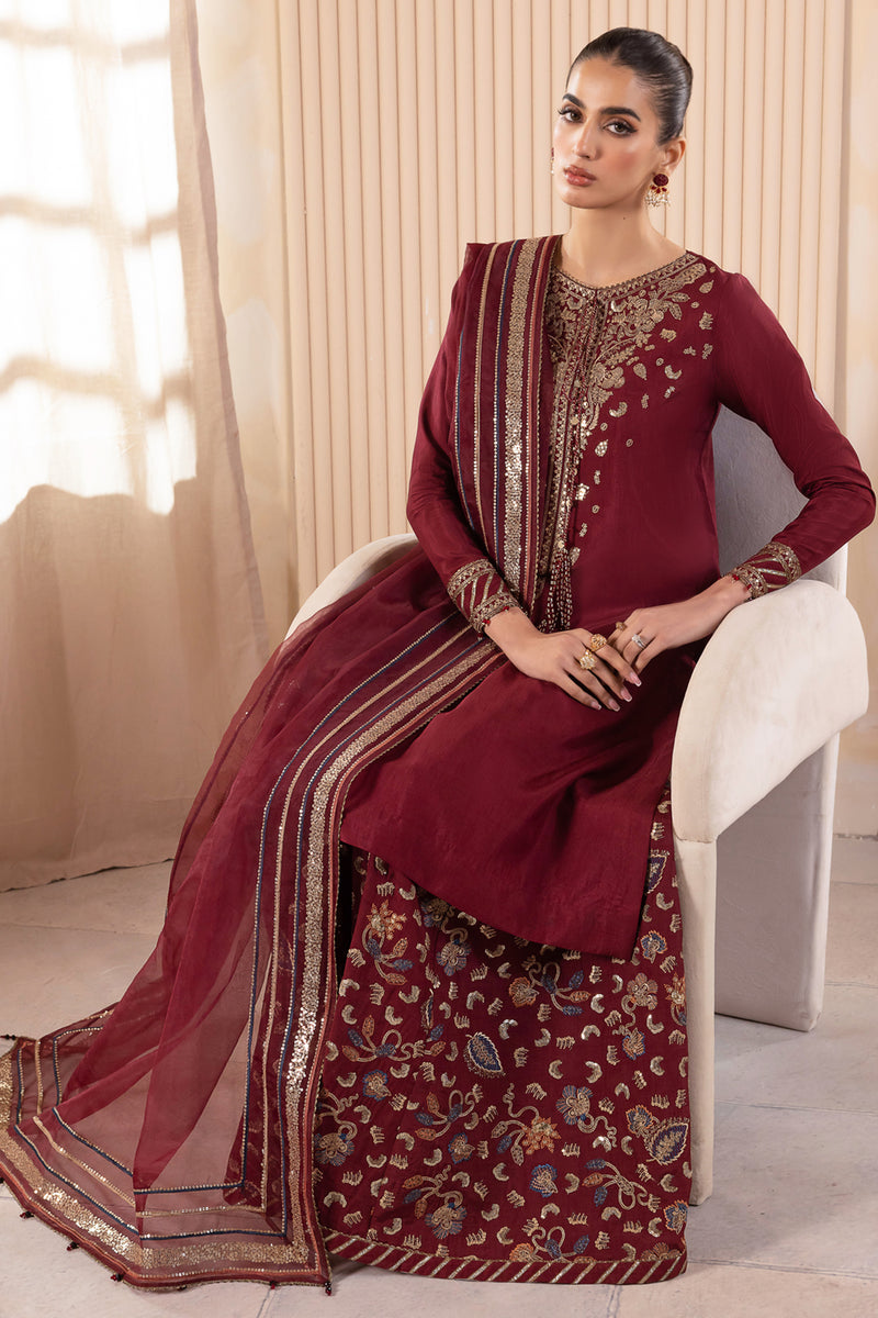 Jazmin | Formals Collection | RAW SILK UR-7016 - Saira Saqlain
