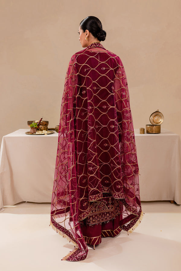 Farasha | Lumiere Formals |ROUGE PINK - Saira Saqlain
