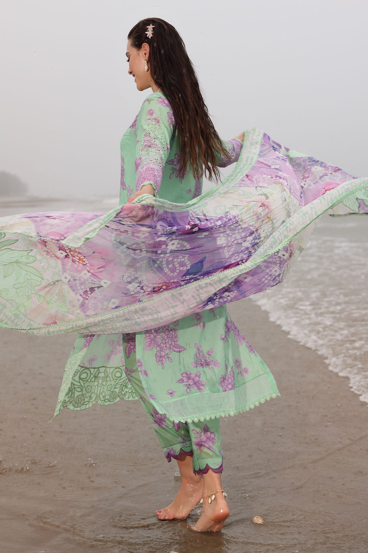Nureh | Gardenia Embroidered Lawn 25 | NSG-174 -   Ladies Clothes -  Saira Saqlain