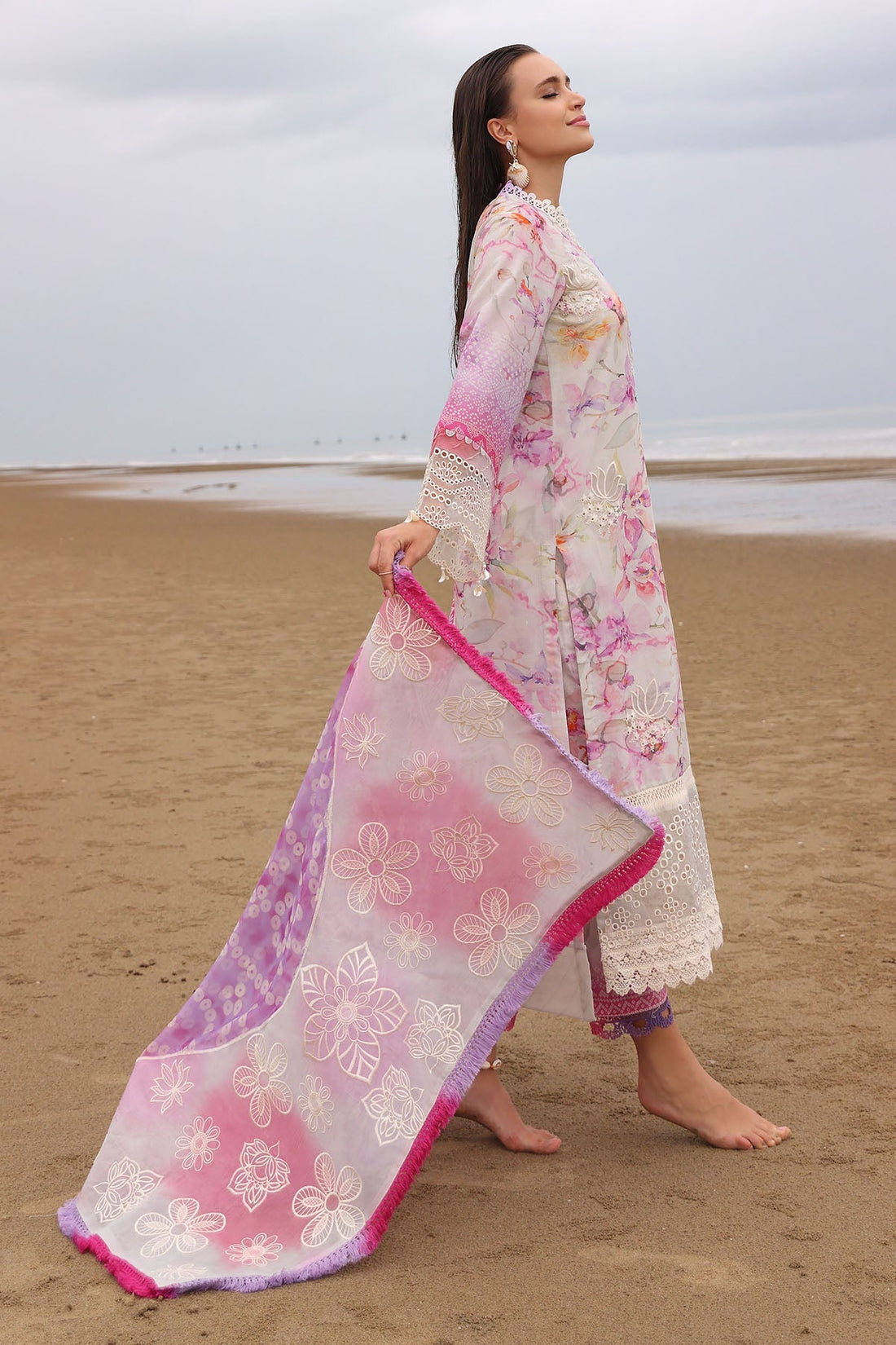 Nureh | Gardenia Embroidered Lawn 25 | NSG-172 -   Ladies Clothes -  Saira Saqlain