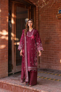 Farasha | Dastoor Embroidered Lawn SS24 | RUBY GLAM - Saira Saqlain