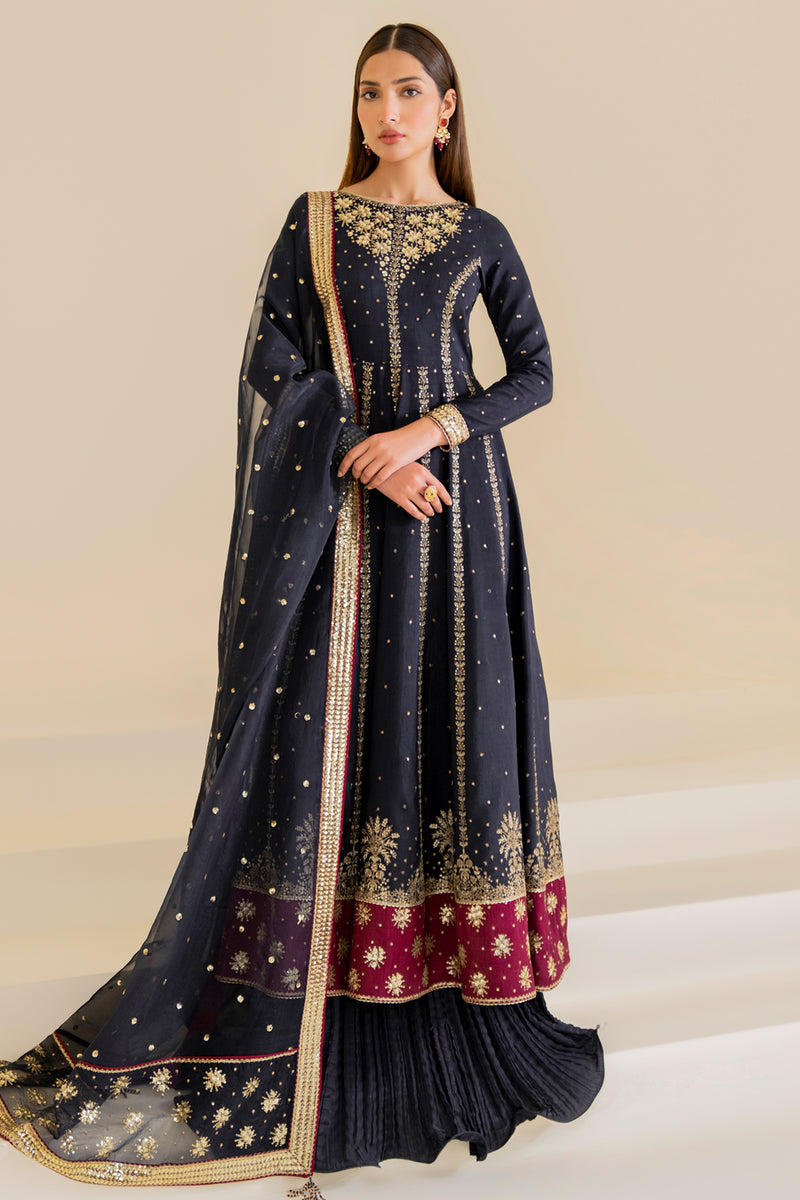 Jazmin | Formals Collection | Raw Silk UR-7019 - Saira Saqlain