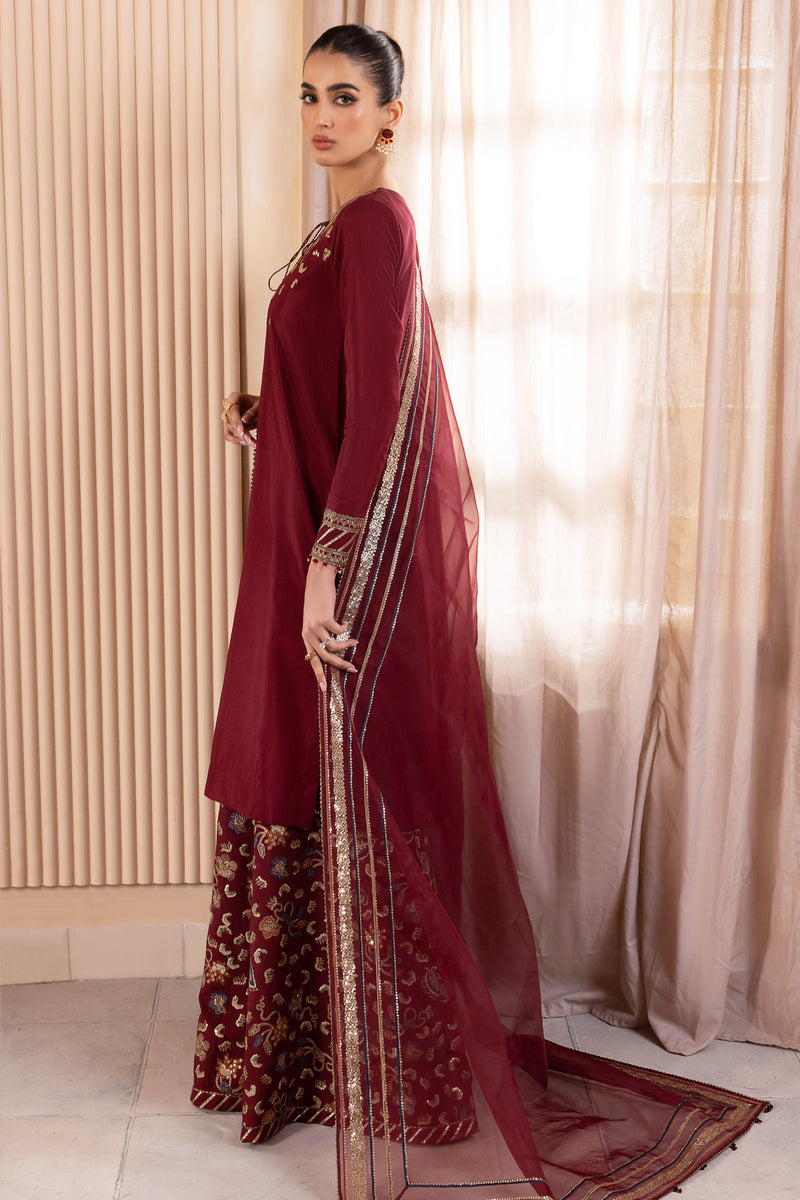 Jazmin | Formals Collection | RAW SILK UR-7016 - Saira Saqlain