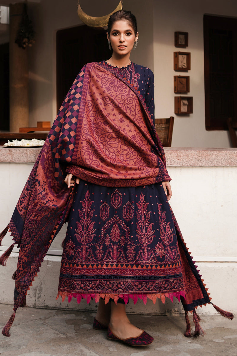 Jazmin | Winter Edition 24 | SLUB KHADDAR UW-0074 - Saira Saqlain