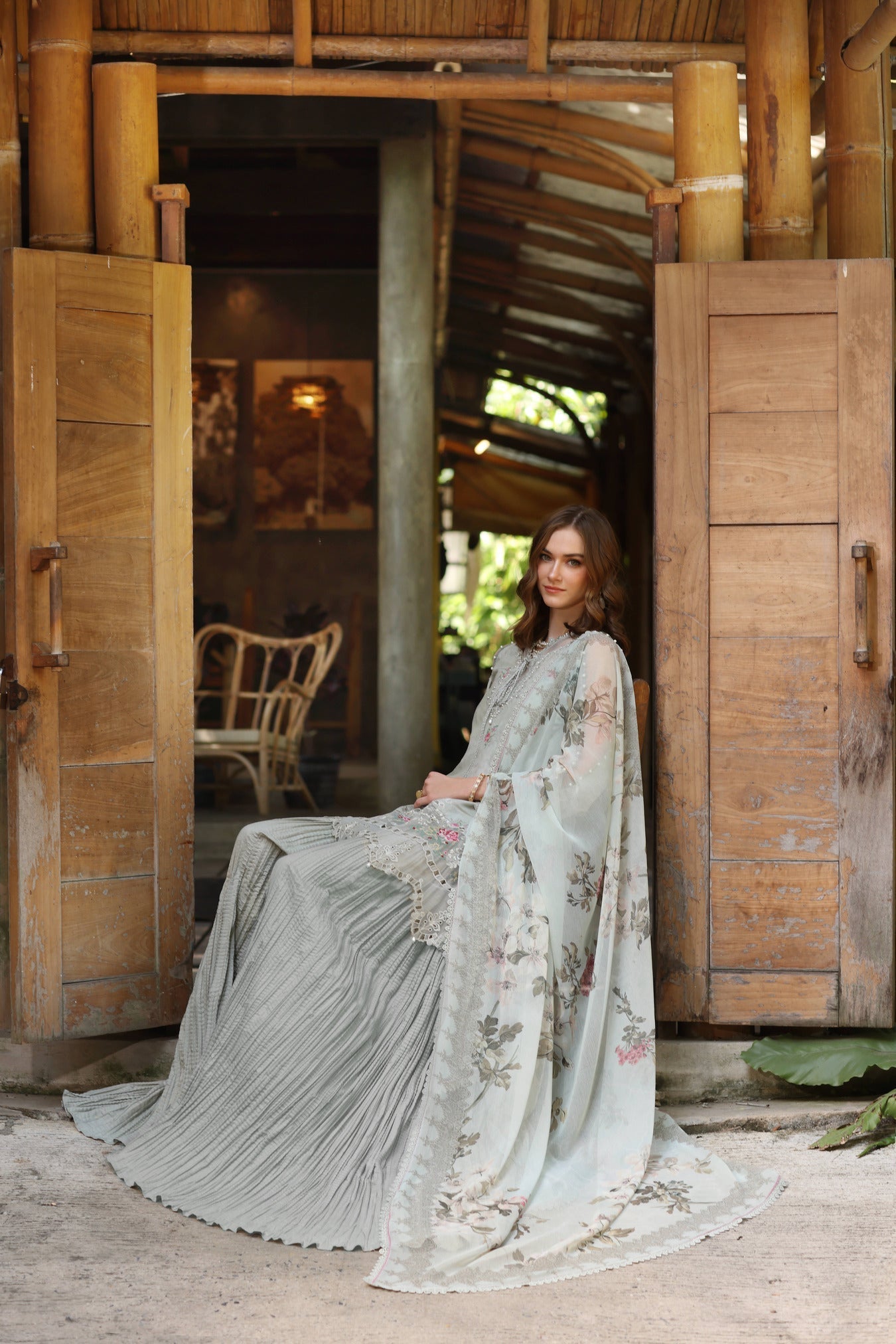 Noor by Saadia Asad | Eid Luxe Printedkari | D2-A -   Ladies Clothes -  Saira Saqlain
