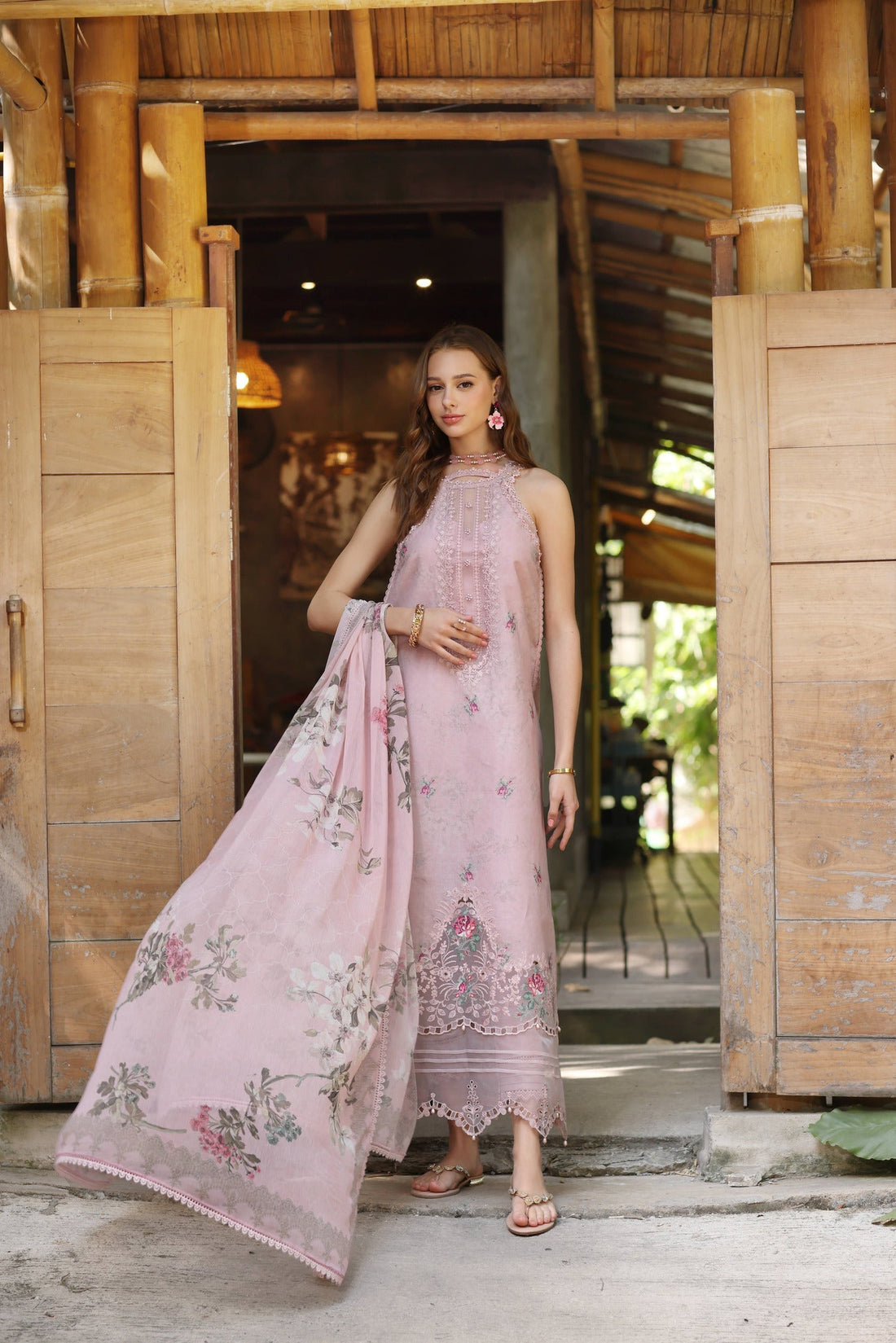 Noor by Saadia Asad | Eid Luxe Printedkari | D2-B -   Ladies Clothes -  Saira Saqlain
