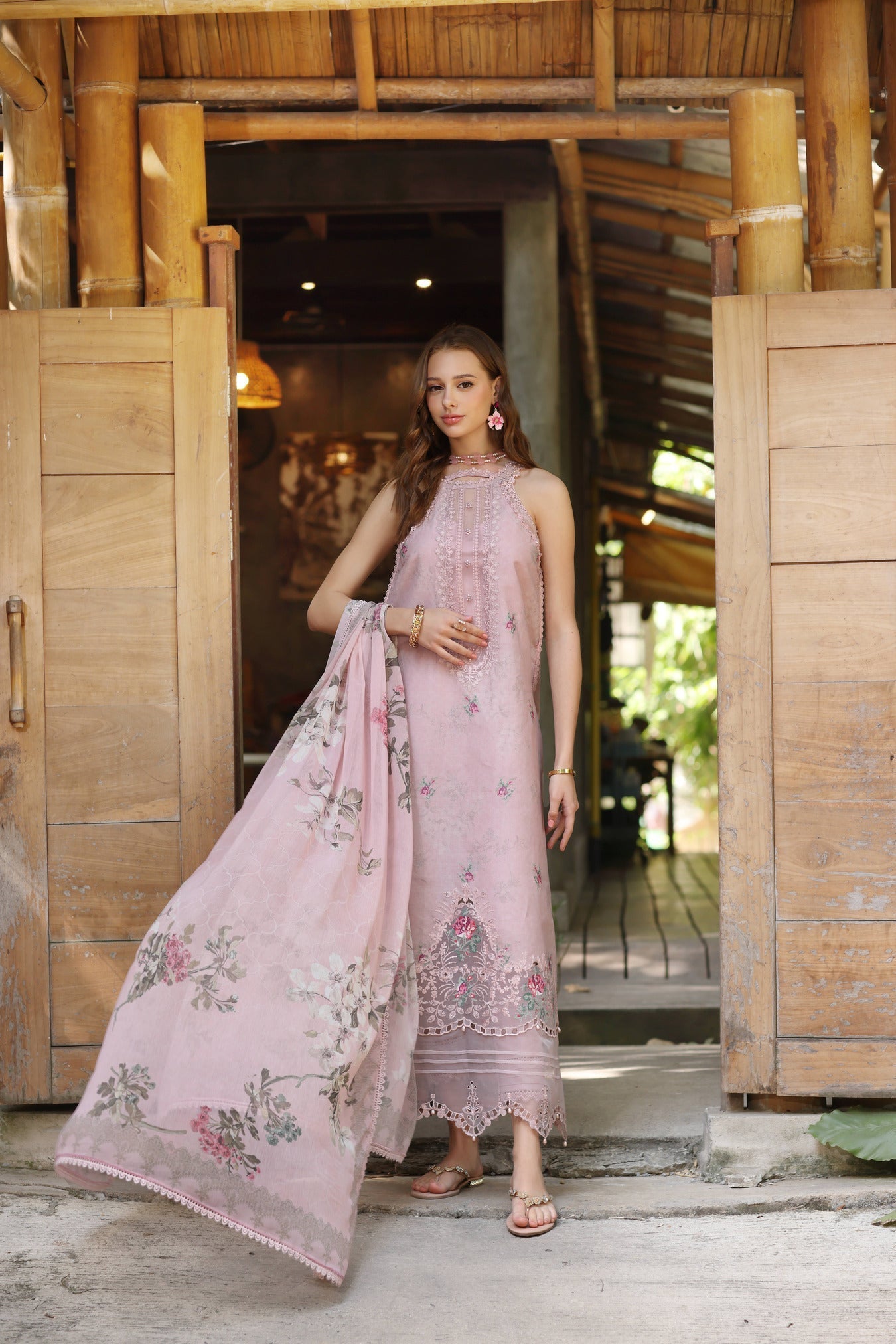 Noor by Saadia Asad | Eid Luxe Printedkari | D2-B -   Ladies Clothes -  Saira Saqlain
