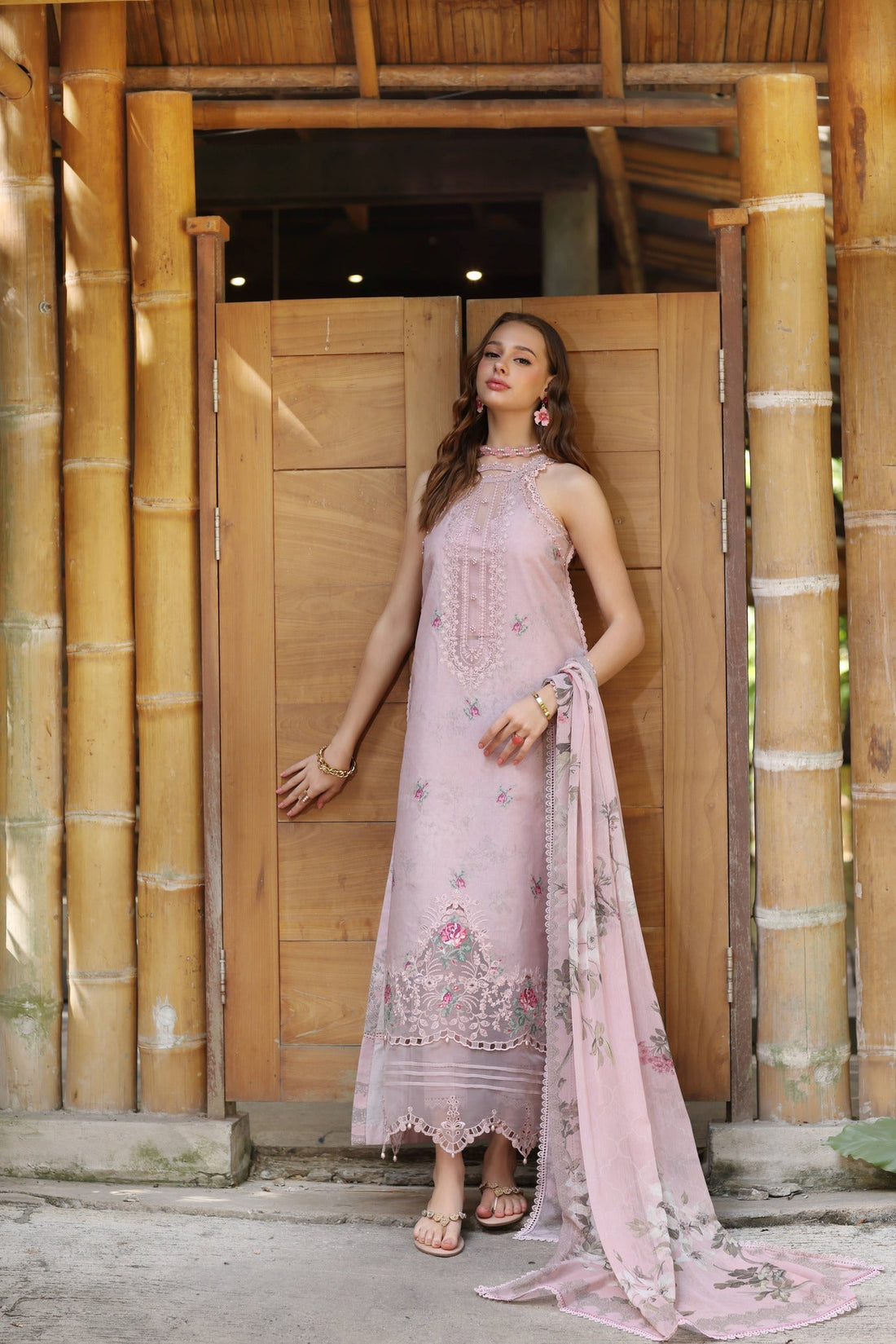 Noor by Saadia Asad | Eid Luxe Printedkari | D2-B -   Ladies Clothes -  Saira Saqlain