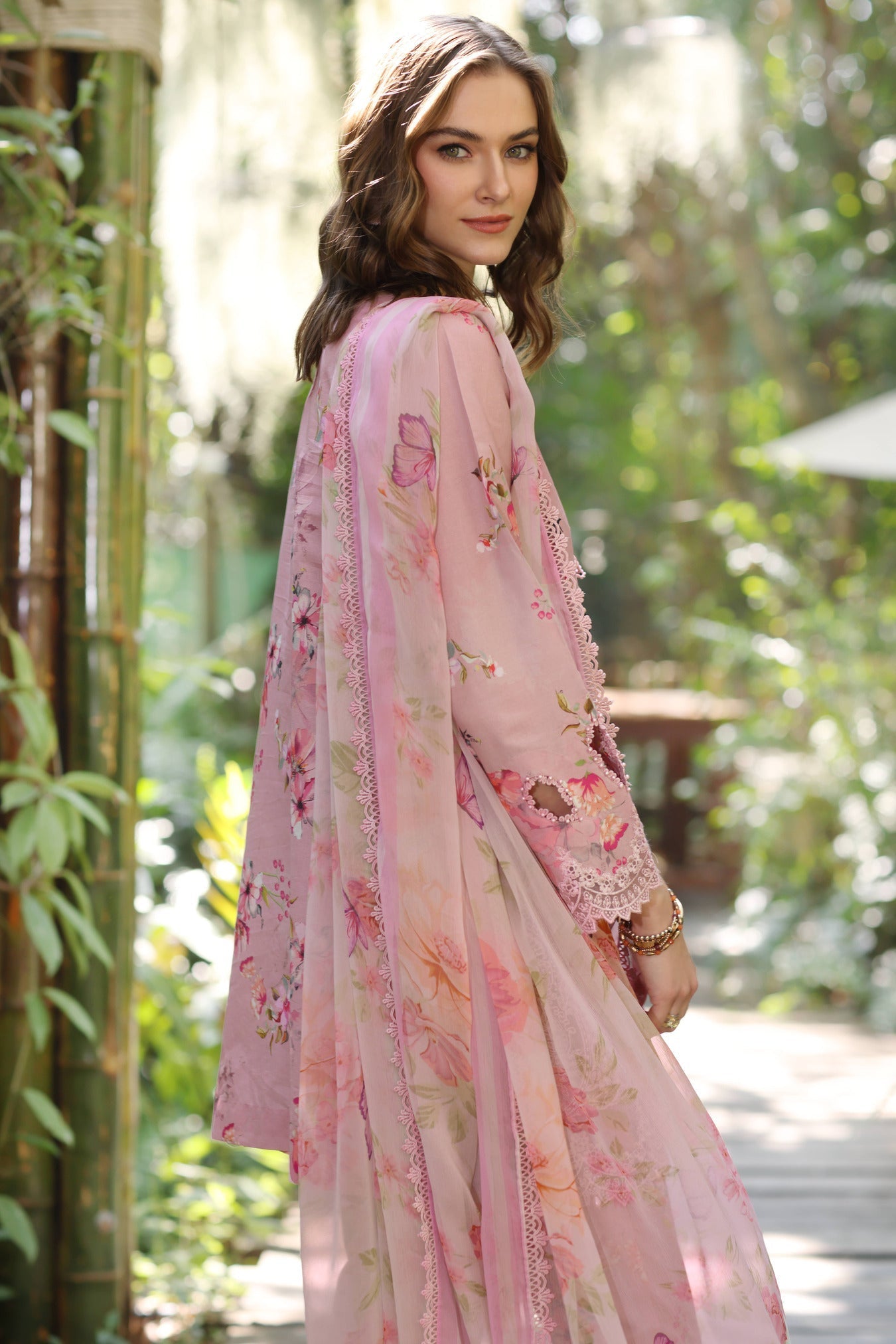 Noor by Saadia Asad | Eid Luxe Printedkari | D8-A -   Ladies Clothes -  Saira Saqlain