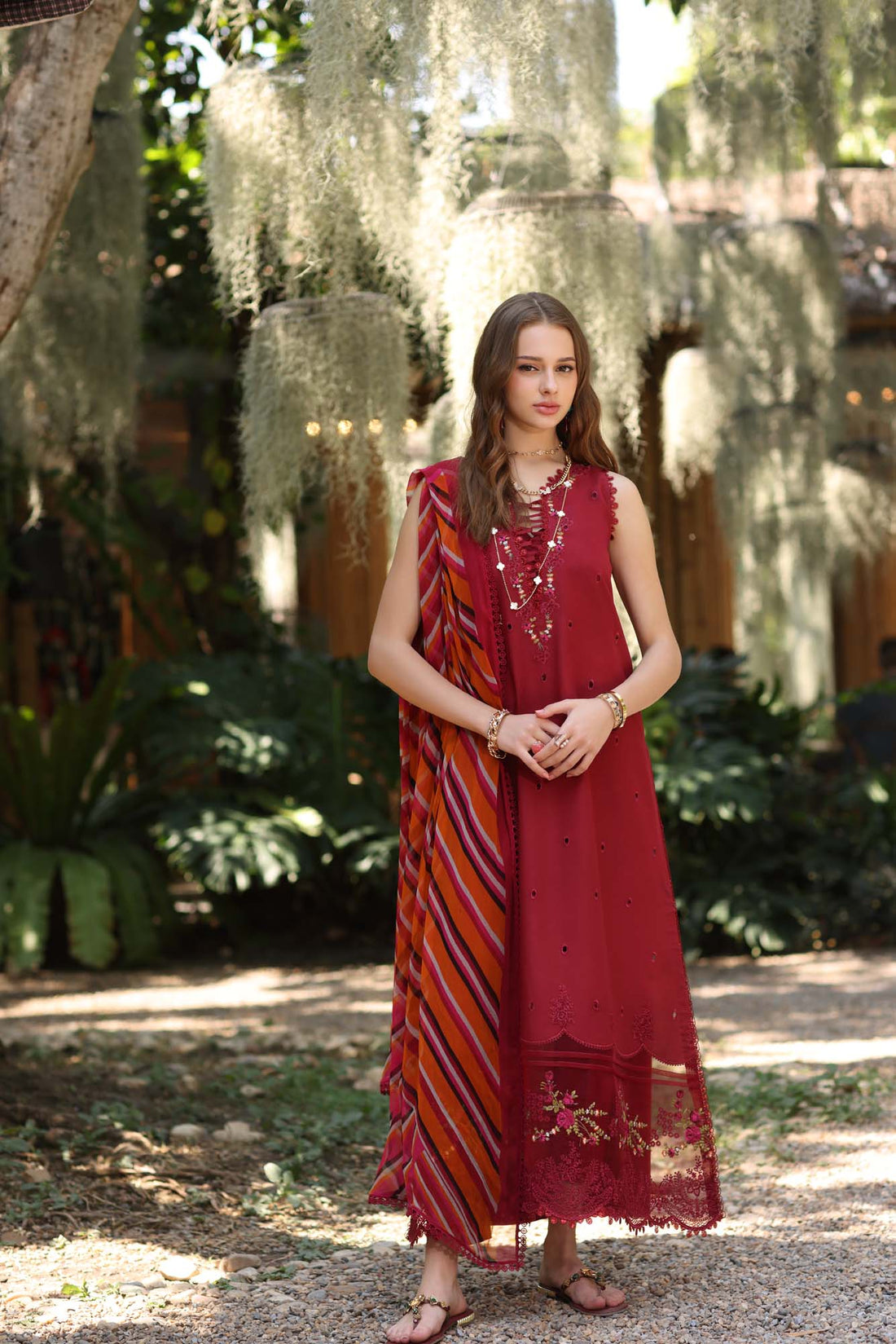 Noor by Saadia Asad | Eid Luxe Printedkari | D3-B -   Ladies Clothes -  Saira Saqlain