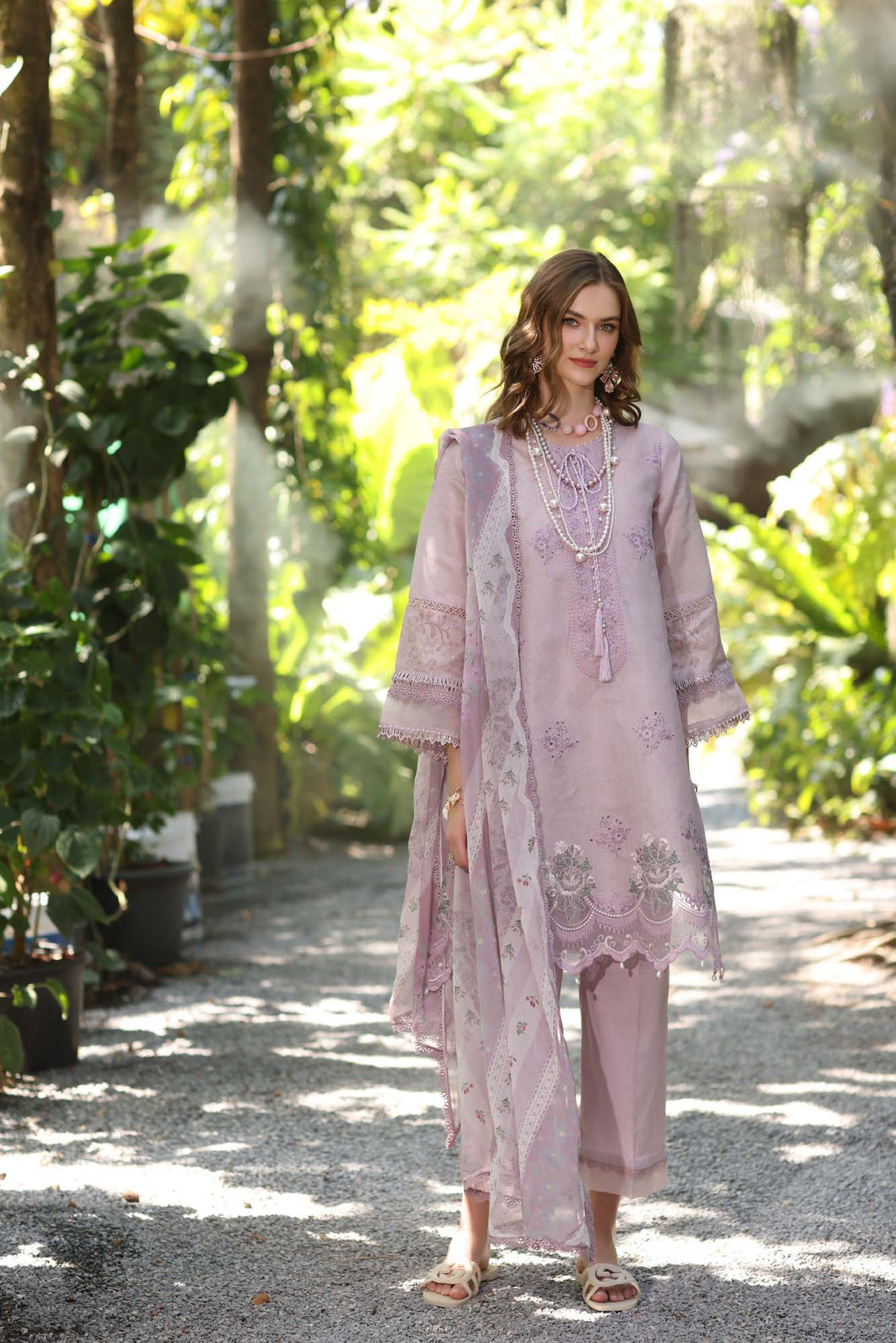 Noor by Saadia Asad | Eid Luxe Printedkari | D6-B -   Ladies Clothes -  Saira Saqlain