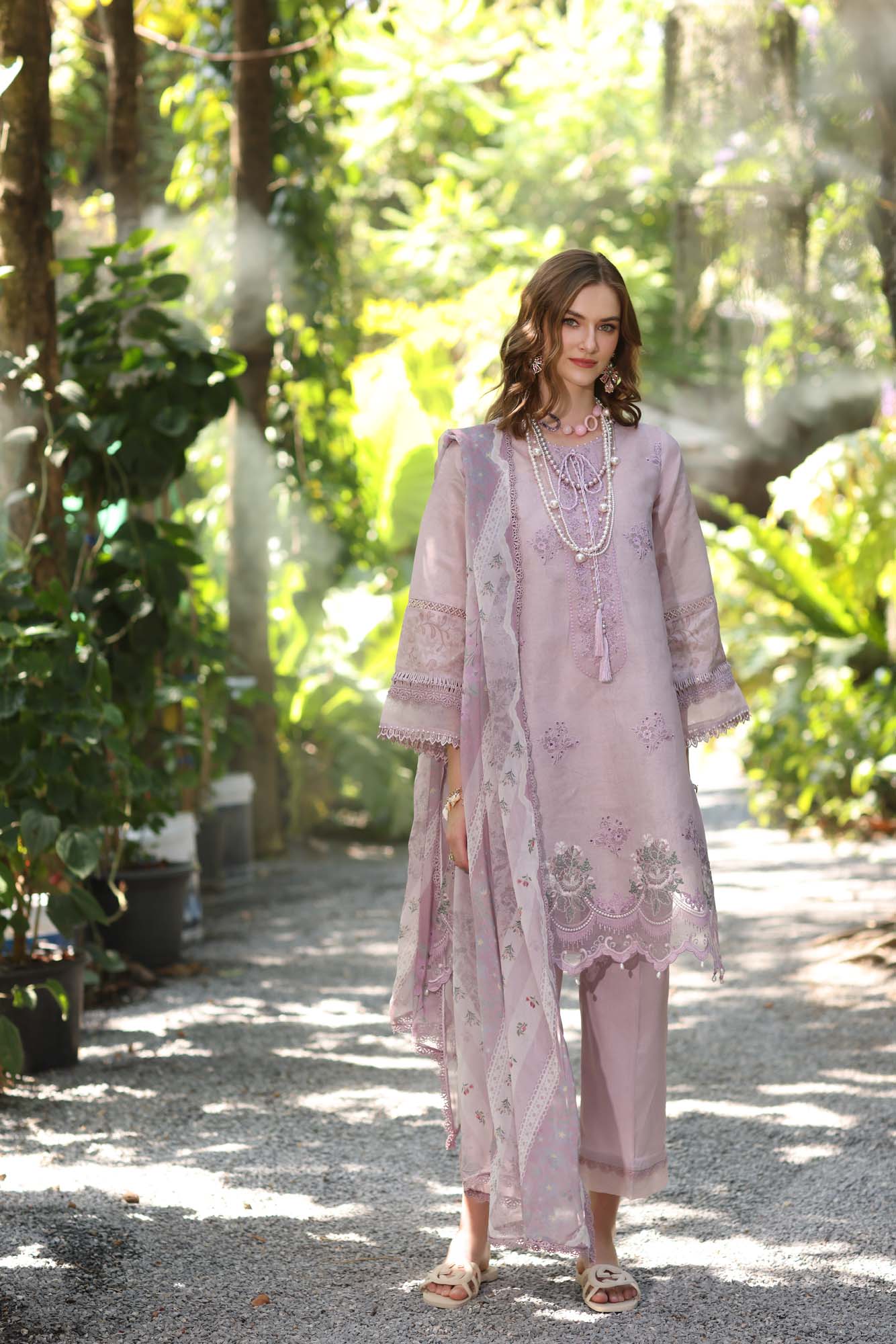 Noor by Saadia Asad | Eid Luxe Printedkari | D6-B -   Ladies Clothes -  Saira Saqlain