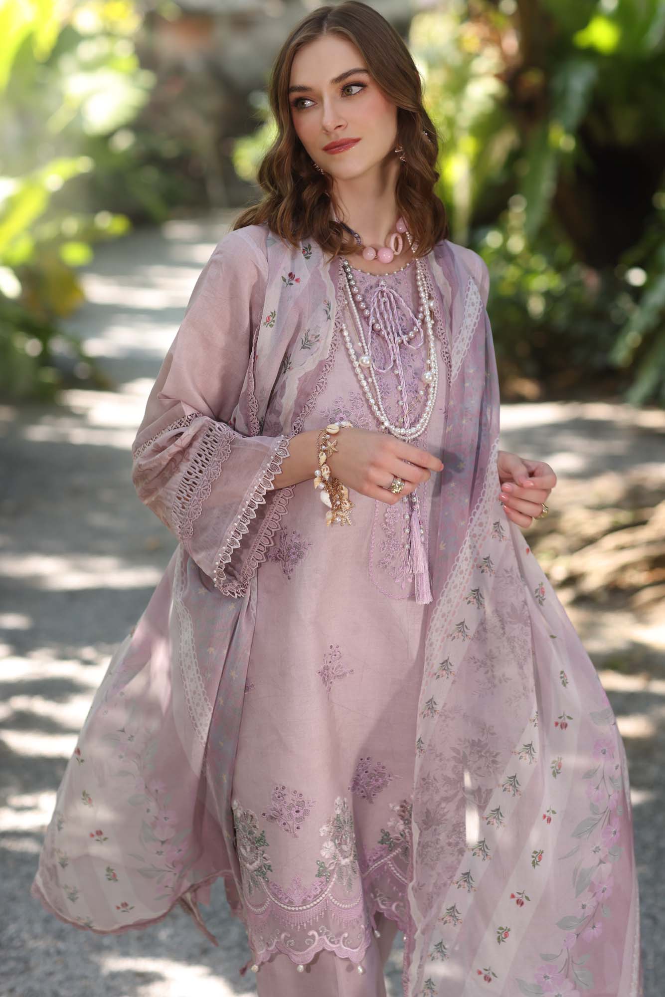 Noor by Saadia Asad | Eid Luxe Printedkari | D6-B -   Ladies Clothes -  Saira Saqlain