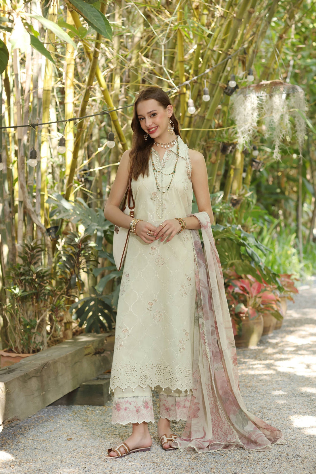 Noor by Saadia Asad | Eid Luxe Printedkari | D5-B -   Ladies Clothes -  Saira Saqlain