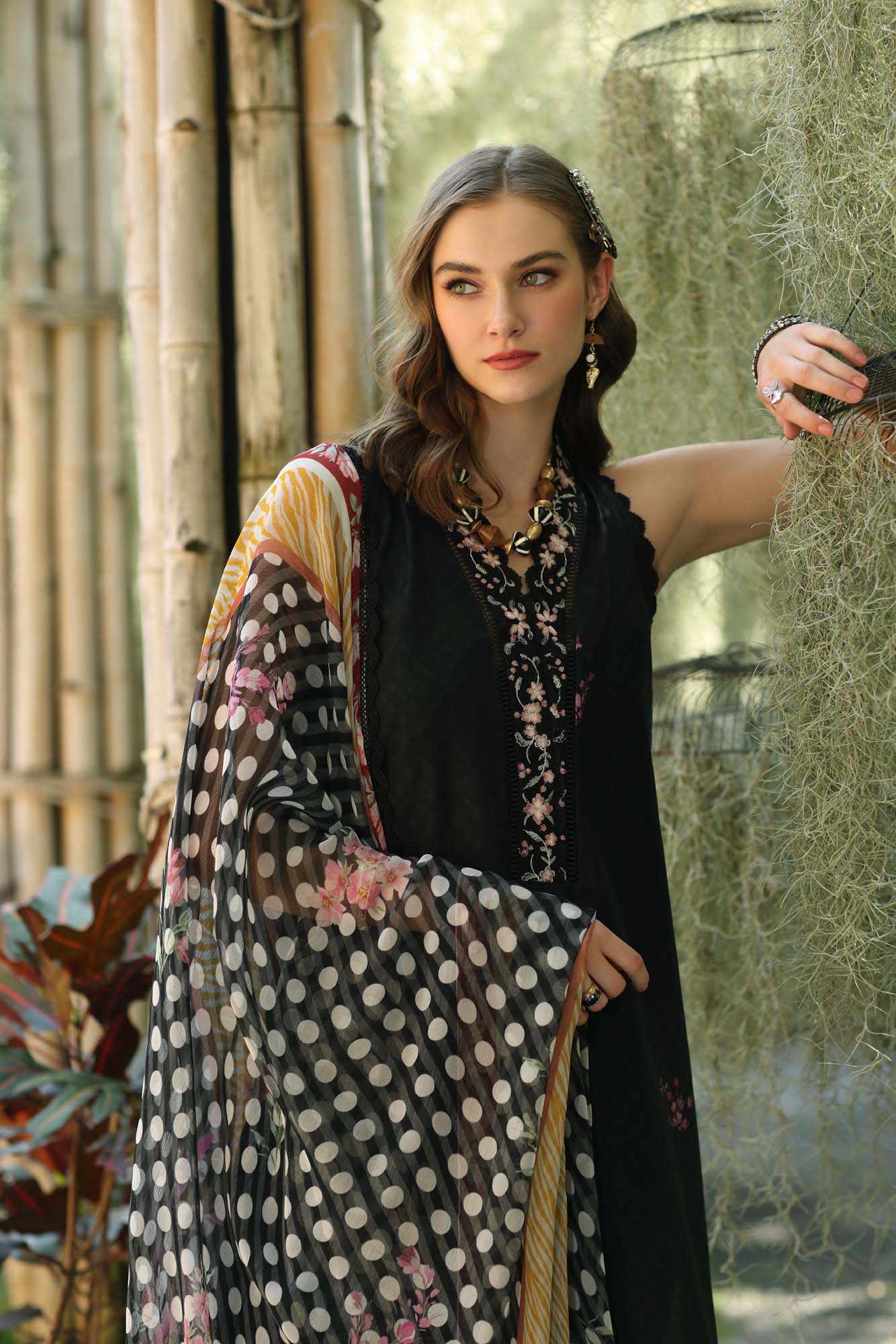 Noor by Saadia Asad | Eid Luxe Printedkari | D10-B -   Ladies Clothes -  Saira Saqlain