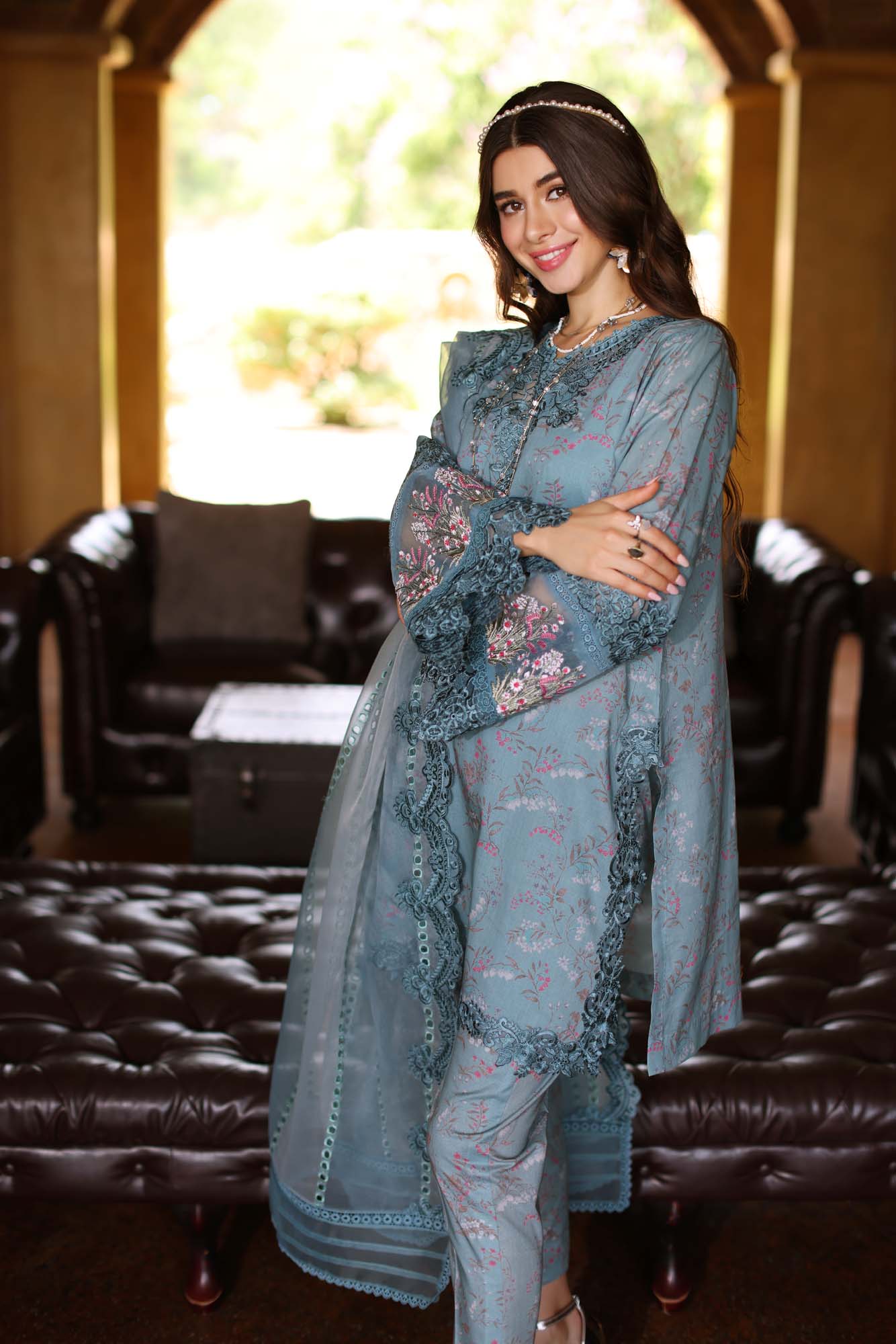 Noor by Saadia Asad | Eid Luxe Printkari 24 | D2 - Saira Saqlain