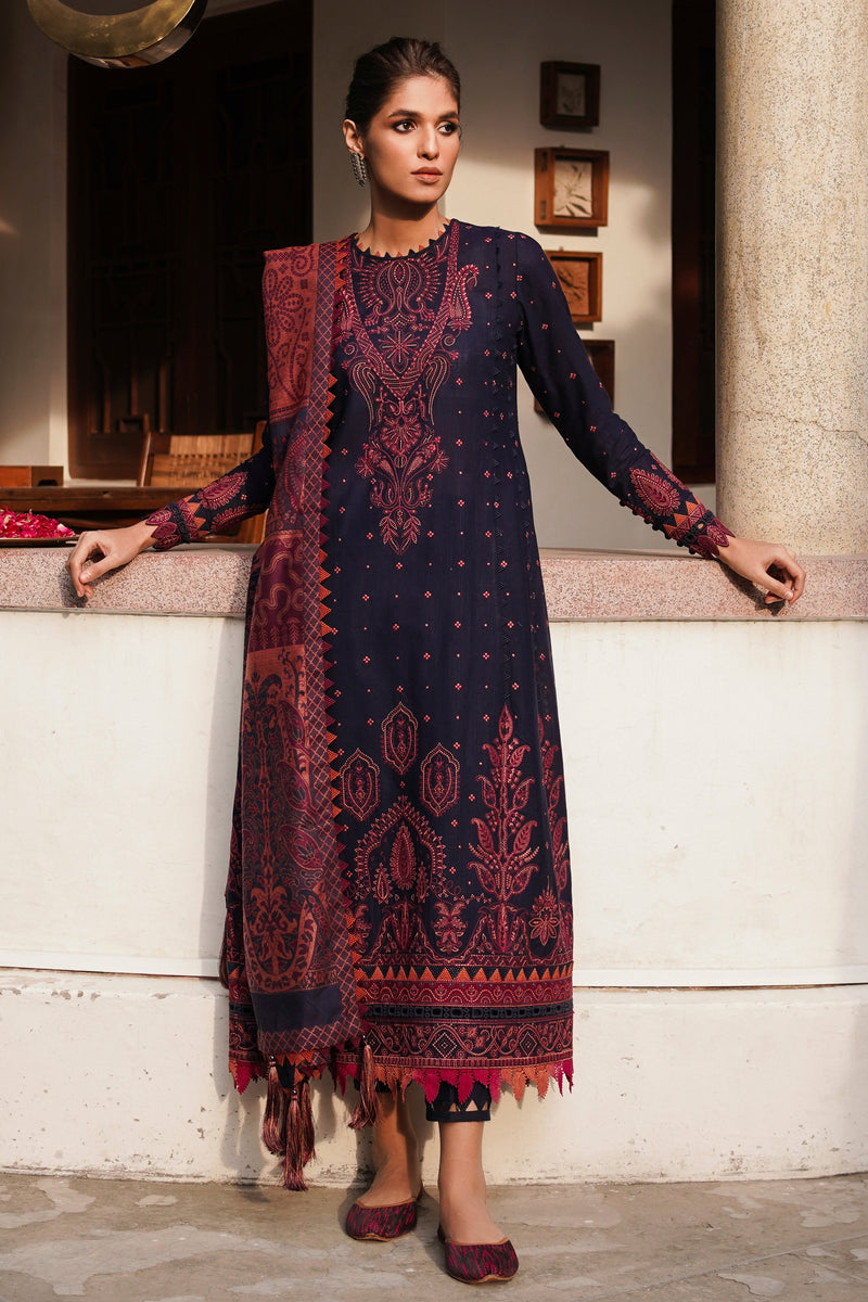 Jazmin | Winter Edition 24 | SLUB KHADDAR UW-0074 - Saira Saqlain