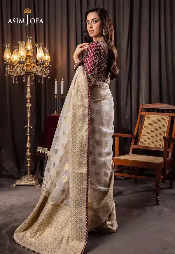 Asim Jofa | Bekhudi Luxury Chiffon 23 | AJBK-04 - Saira Saqlain