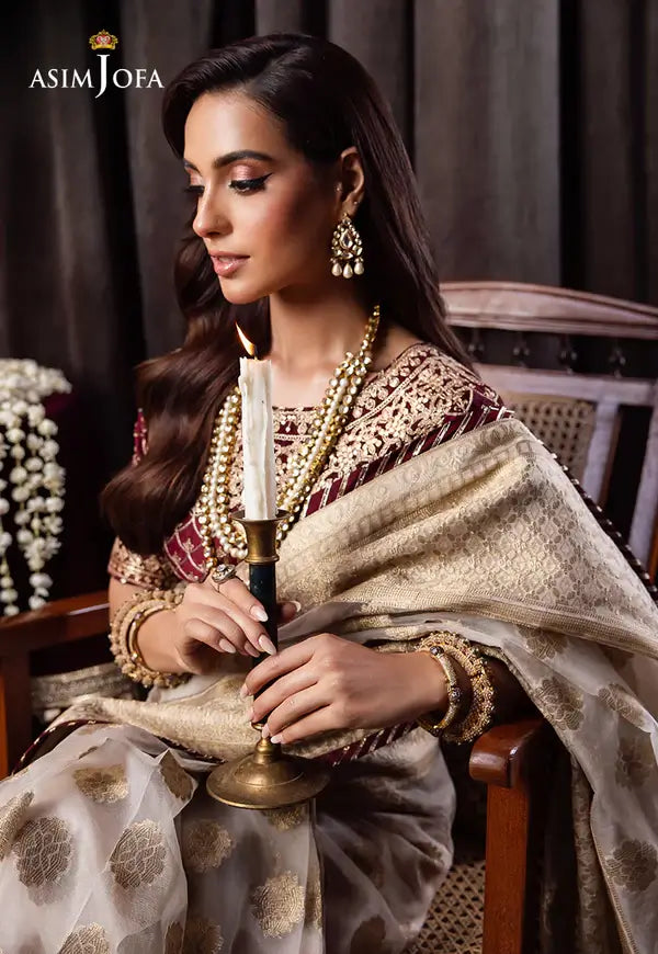 Asim Jofa | Bekhudi Luxury Chiffon 23 | AJBK-04 - Saira Saqlain