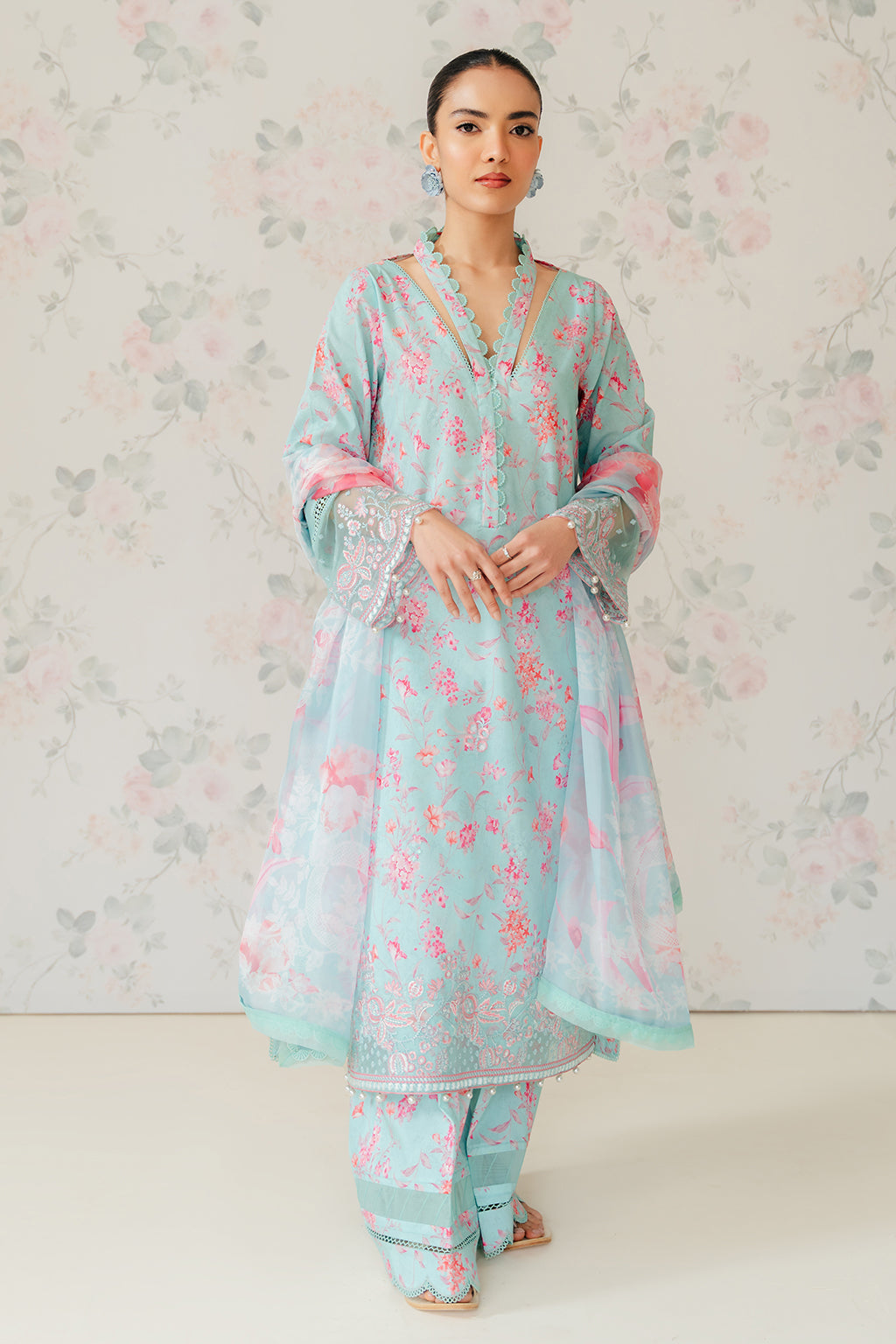 Afrozeh | The Floral Charm | Bali - Saira Saqlain