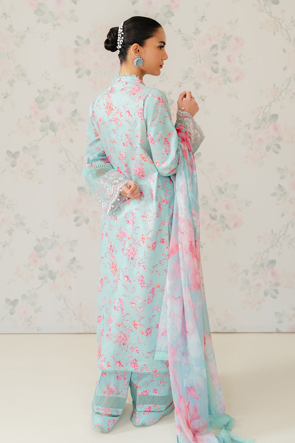 Afrozeh | The Floral Charm | Bali - Saira Saqlain