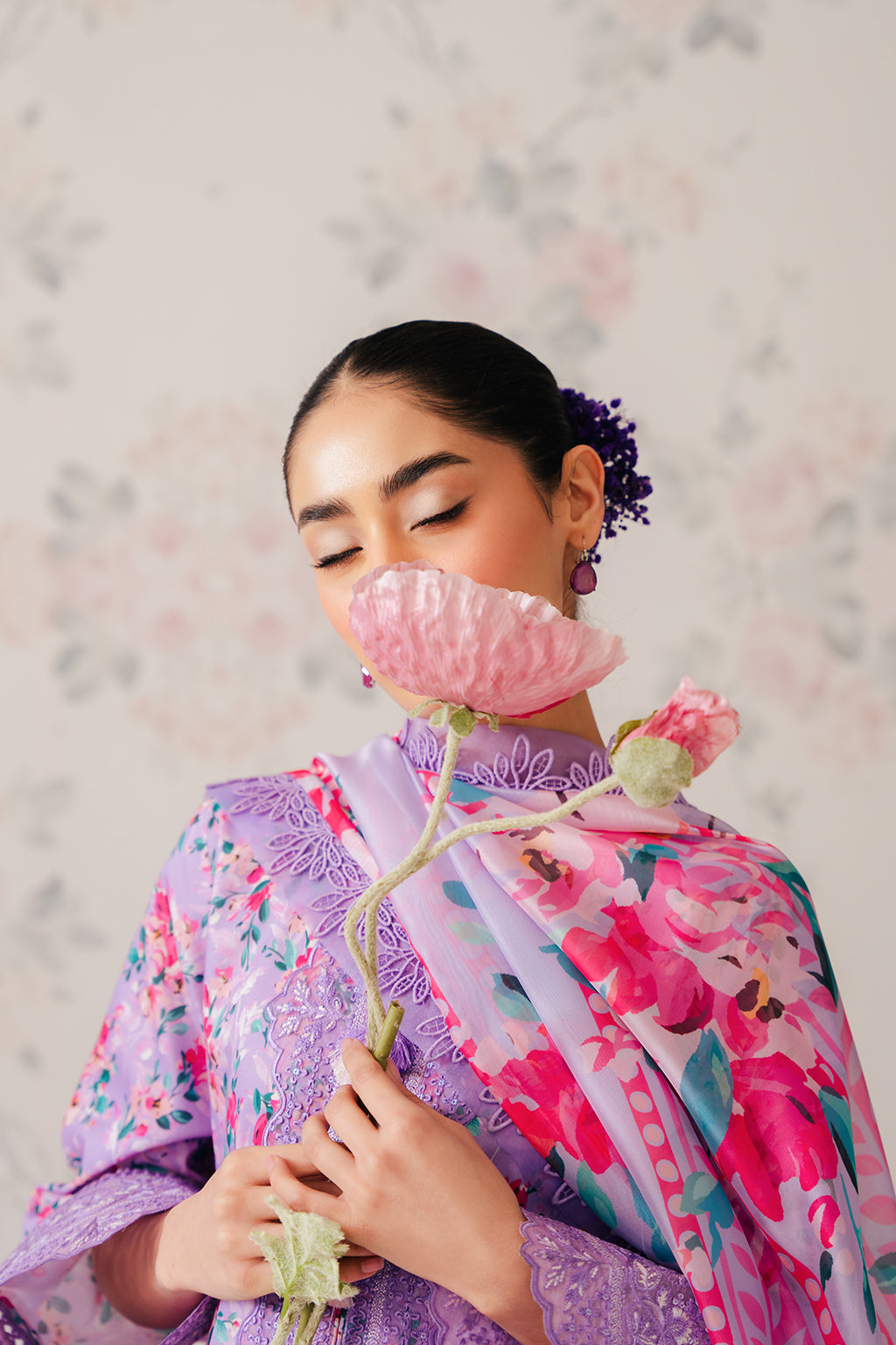 Afrozeh | The Floral Charm | Orchid - Saira Saqlain