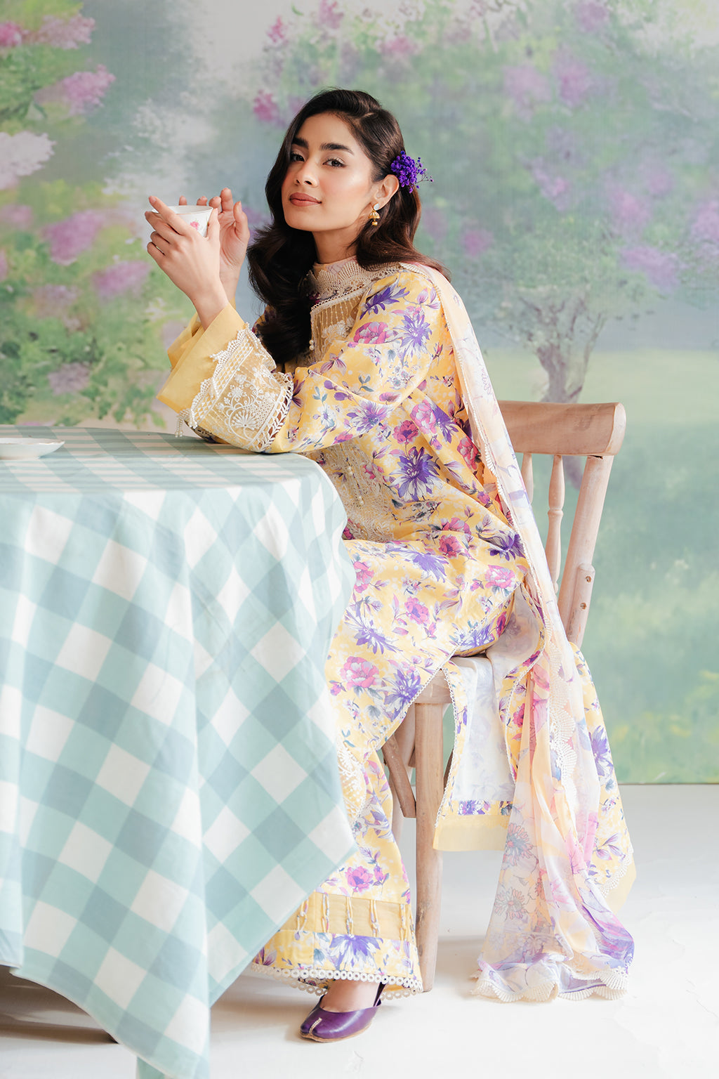 Afrozeh | The Floral Charm | Tuscany - Saira Saqlain