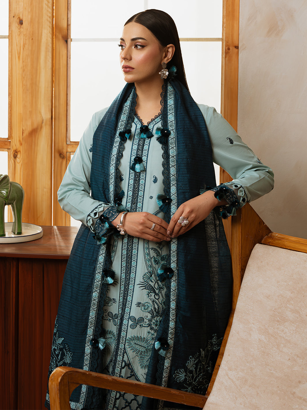 Mahnur | Florence Luxury Lawn 25 | AIYLEEN -   Ladies Clothes -  Saira Saqlain