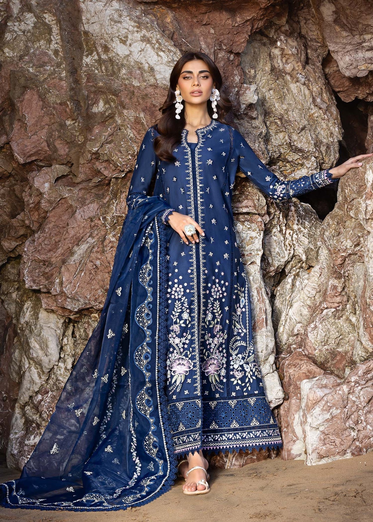 Akbar Aslam | Mare Lawn Edit 25 | Eilara -   Ladies Clothes -  Saira Saqlain