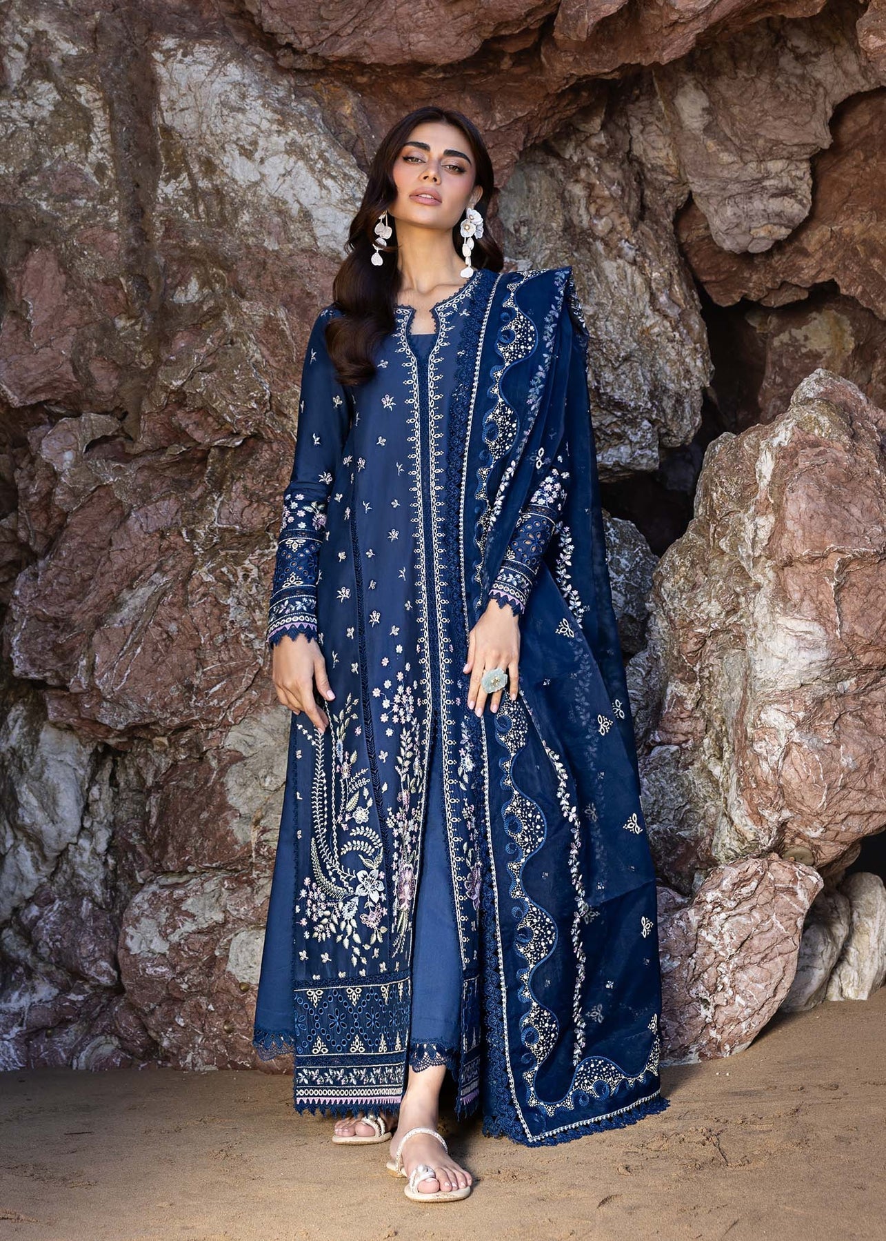 Akbar Aslam | Mare Lawn Edit 25 | Eilara -   Ladies Clothes -  Saira Saqlain